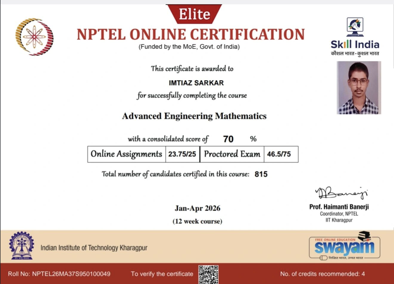 Codefest certificate of participation