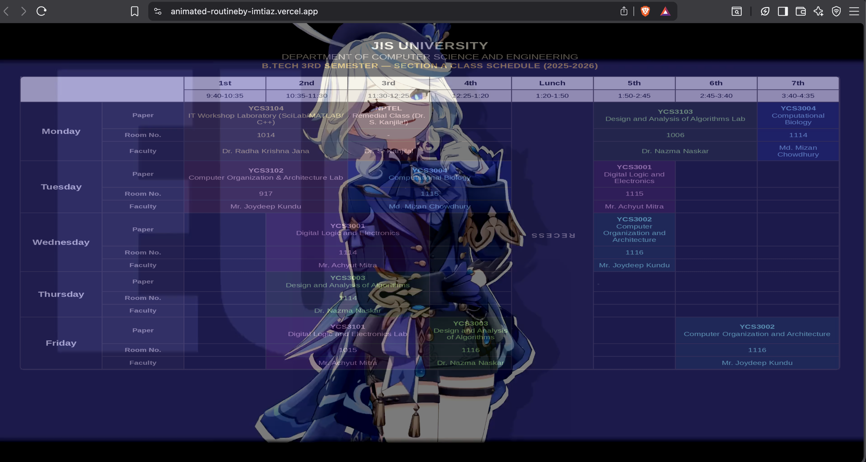 Abstract colorful digital interface representing an education product